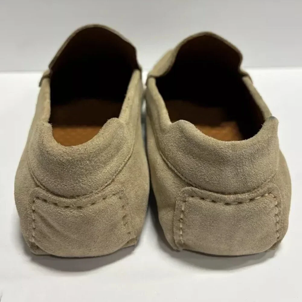 Anthony Veer Men’s William Brown Suede Slippers, Size 10 M